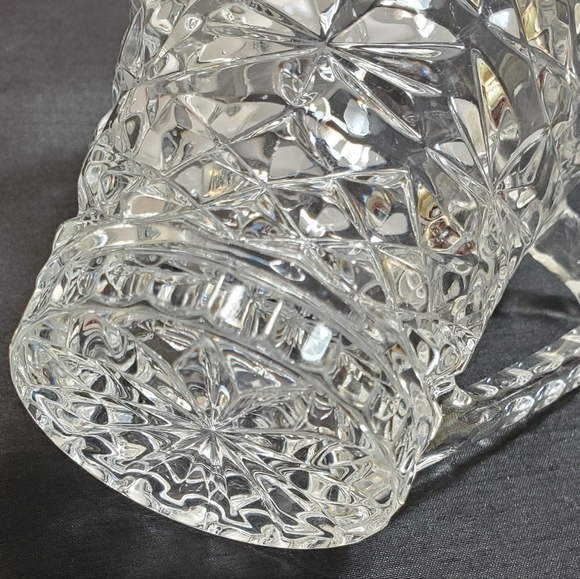 Vintage Diamond Cut Depression Glass Creamer - Picture 4 of 5